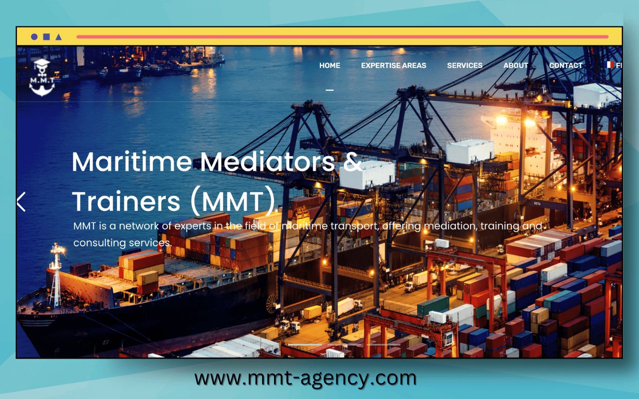 Aperçu du site web MMT-Agency réalisé par l'Agence digitale · Casablanca